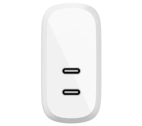 Belkin BoostCharge 20W - 2x USB-C PD Biały