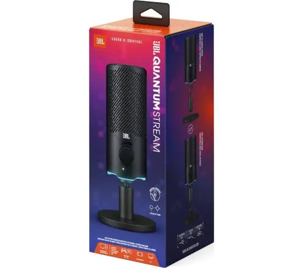 JBL Quantum Stream Przewodowy Pojemnościowy Czarny - Kup na Raty - RRSO 0%