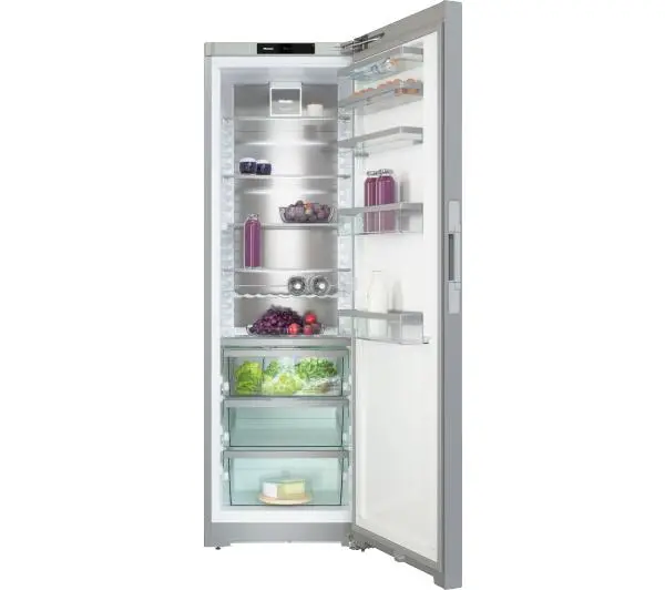 Lodówki - Miele KS 4887 DD Pełny No Frost 185cm Szuflada z kontrolą wilgotności Zdalne sterowanie Srebrny