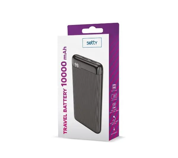 Setty SPBL-10 10000mAh Czarny