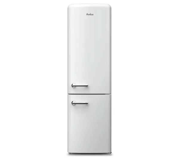 Lodówki - Amica FK3495.3FWAA Pełny No Frost 186,5cm Szuflada z kontrolą wilgotności Biały