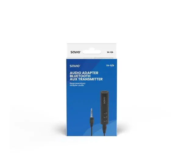 Savio TR-11/B Odbiornik audio jack 35mm