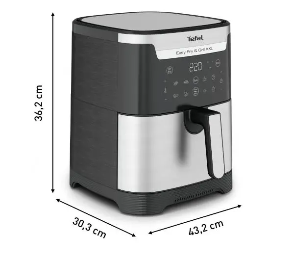 Tefal Easy Fry & Grill XXL EY801 1830W 6,5l Aplikacja mobilna - ⚡ EURO HIT CENOWY! ⚡ - Kup na Raty - RRSO 0%