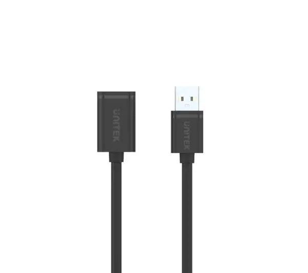 Unitek Y-C450GBK przedłużacz USB 2.0 AM-AF 2m Czarny