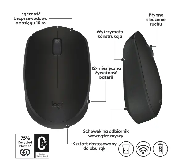 Logitech M171 Czarny