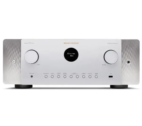 Marantz Cinema 60 DAB 7.2-kanałowy Dolby Atmos DTS X Wi-Fi Bluetooth AirPlay Srebrno-złoty