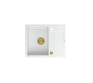 Quadron HB8210U1-G1 P2O Morgan 116 Granitowy Biały/Złoty - DRUGI -30%, ALBO 5-TY ZA 1ZŁ - Kup na Raty - RRSO 0%