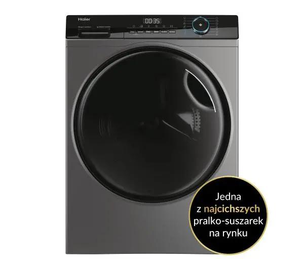 Haier I-Pro 3 HWD80-B14939S8-S Silent Inverter 60cm 8kg/5kg - DRUGI -30%, ALBO 5-TY ZA 1ZŁ - Kup na Raty - RRSO 0%