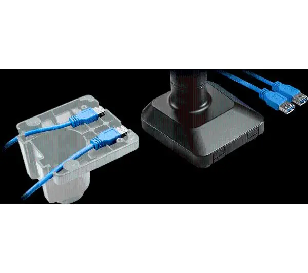 Ultradesk Branch Double na 2 ekrany od 15" do 32" Max 10kg - Kup na Raty - RRSO 0%