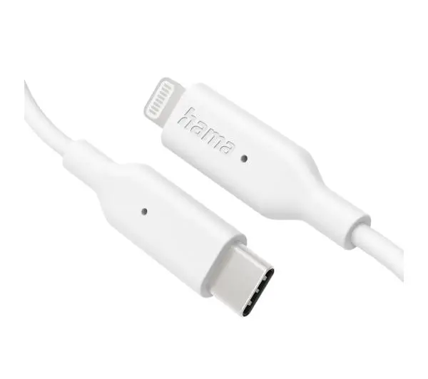 Hama USB-C do Lightning 1m Biały