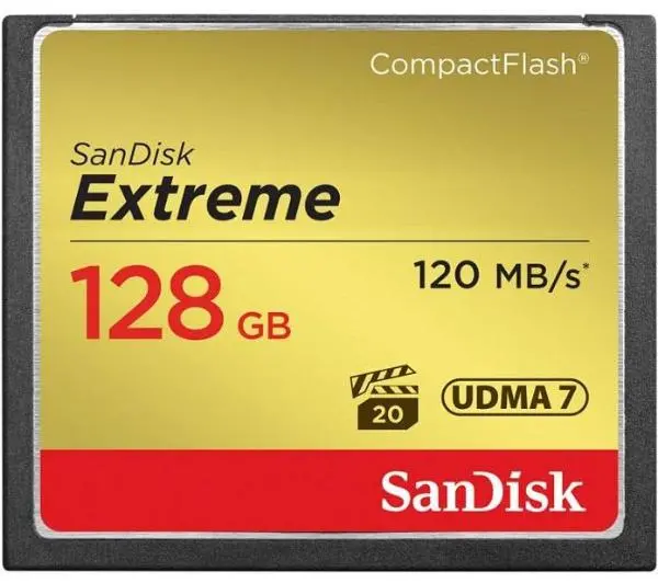 SANDISK Extreme Compact Flash 128GB
