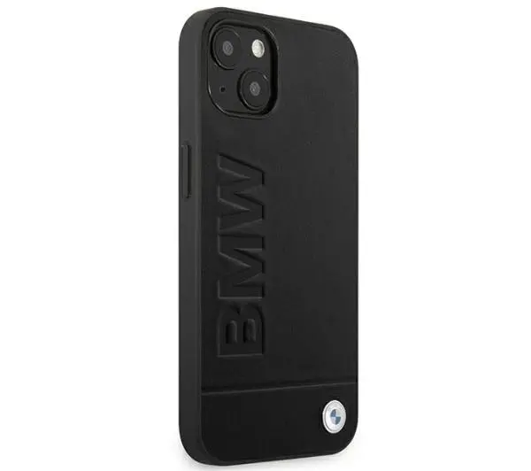 BMW Leather Stamp BMHCP14MSLLBK do iPhone 14 Plus