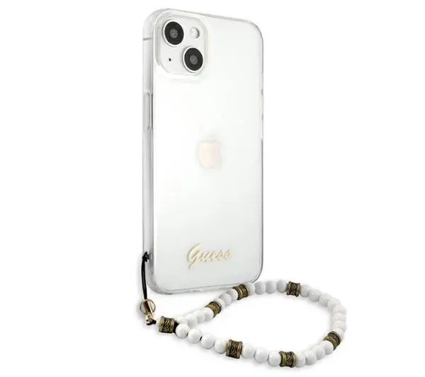 Guess White Pearl GUHCP13SKPSWH do iPhone 13 mini