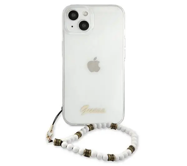 Guess White Pearl GUHCP13SKPSWH do iPhone 13 mini