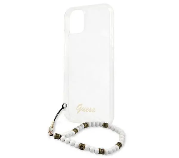 Guess White Pearl GUHCP13SKPSWH do iPhone 13 mini