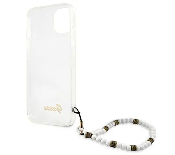 Guess White Pearl GUHCP13SKPSWH do iPhone 13 mini