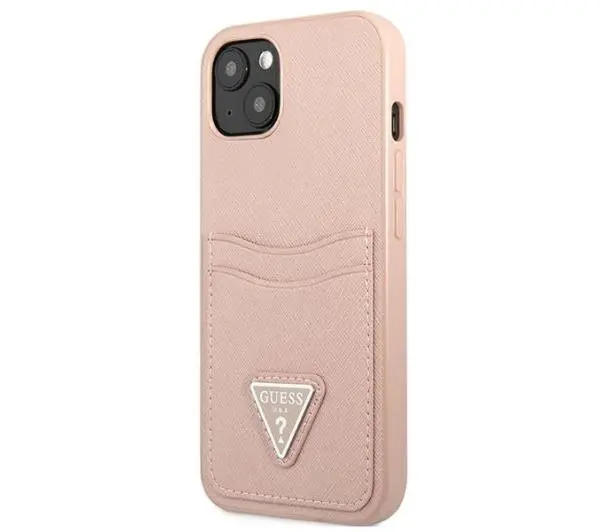Guess Saffiano Triangle Logo Cardslot GUHCP13MPSATPP do iPhone 13