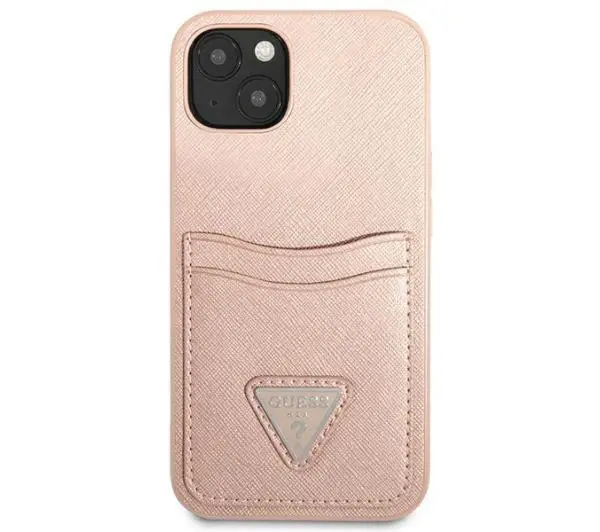 Guess Saffiano Triangle Logo Cardslot GUHCP13MPSATPP do iPhone 13