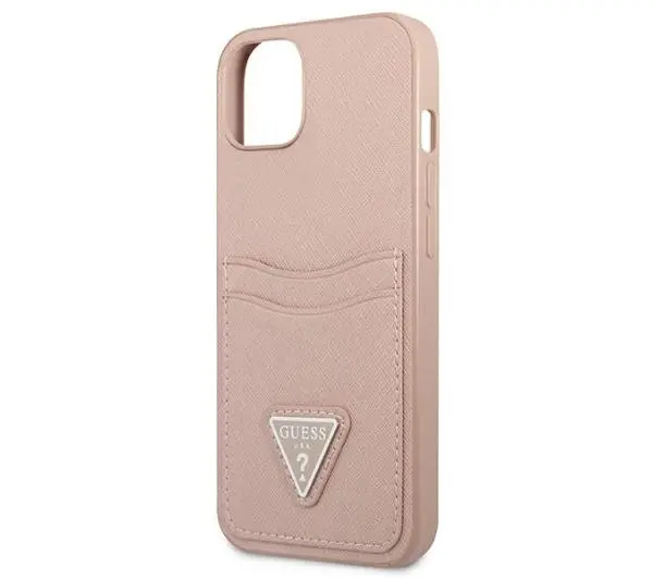 Guess Saffiano Triangle Logo Cardslot GUHCP13MPSATPP do iPhone 13