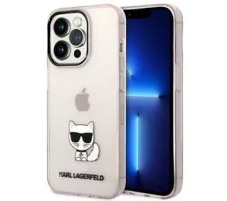 Karl Lagerfeld Transparent Choupette Body KLHCP14LCTTRI do iPhone 14 Pro