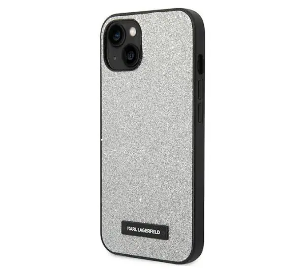 Karl Lagerfeld Glitter Plaque Logo KLHCP14MG2ELS do iPhone 14 Plus