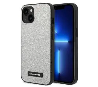 Karl Lagerfeld Glitter Plaque Logo KLHCP14MG2ELS do iPhone 14 Plus