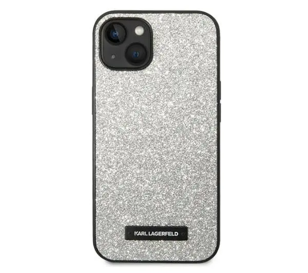 Karl Lagerfeld Glitter Plaque Logo KLHCP14MG2ELS do iPhone 14 Plus