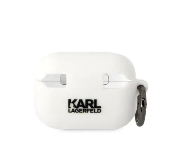Karl Lagerfeld Silicone Karl Head 3D do AirPods Pro 2 Biały