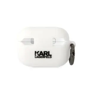 Karl Lagerfeld Silicone Karl Head 3D do AirPods Pro 2 Biały