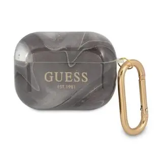 Guess Marble Collection do AirPods Pro Czarno-biały