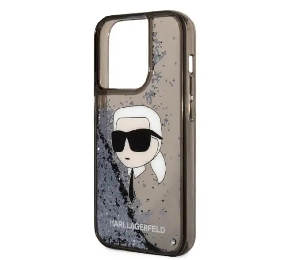Karl Lagerfeld Glitter Karl Head KLHCP14LLNKHCK do iPhone 14 Pro