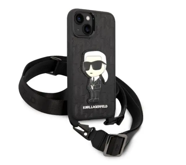 Karl Lagerfeld Monogram Ikonik Patch KLHCP14MSTKMK do iPhone 14 Plus