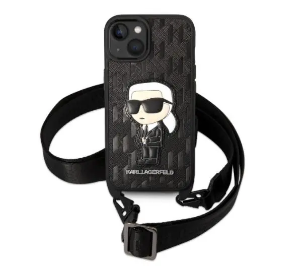 Karl Lagerfeld Monogram Ikonik Patch KLHCP14MSTKMK do iPhone 14 Plus