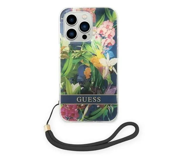 Guess Flower Strap GUOHCP14XHFLSB do iPhone 14 Pro Max