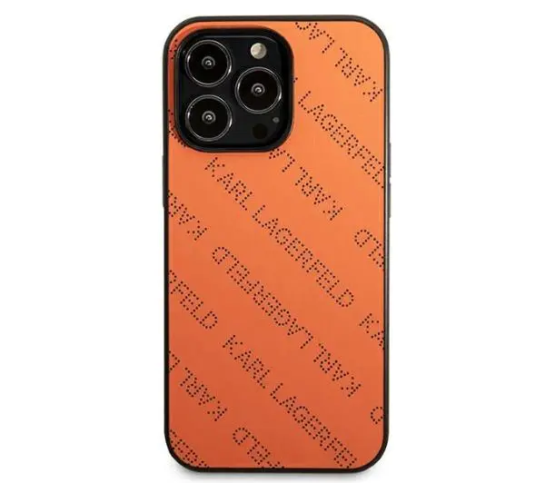 Karl Lagerfeld Perforated Allover KLHCP13XPTLO do iPhone 13 Pro Max