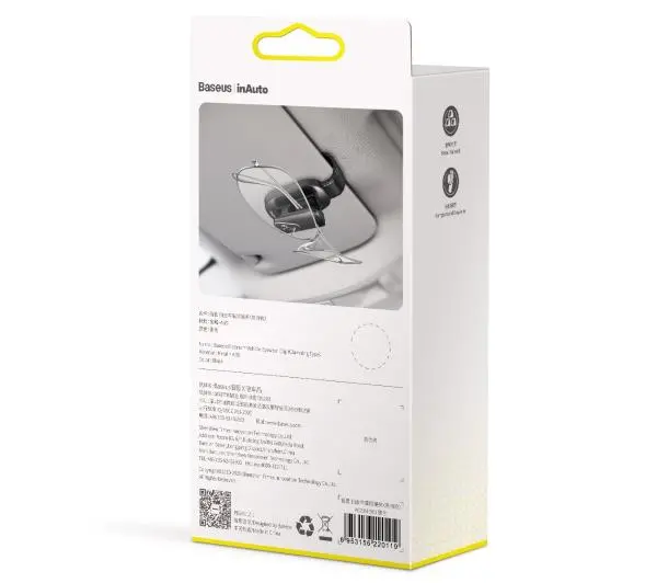 Baseus ACYJN-B01 Platinum na klips Czarny