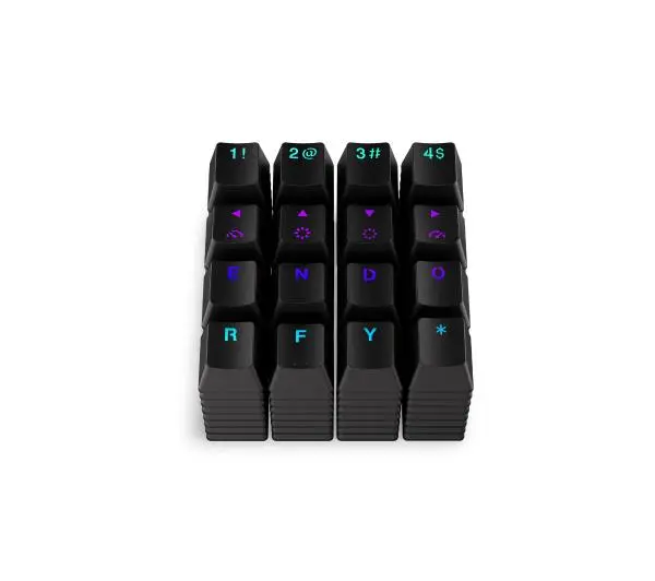 Endorfy Keycapy PBT 124  Czarny