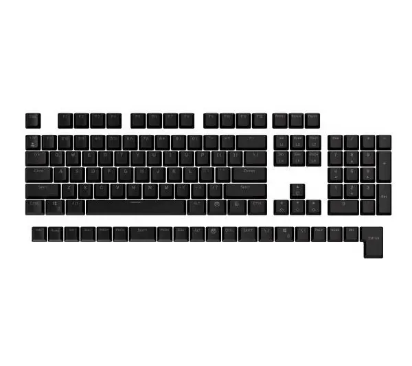 Endorfy Keycapy PBT 124  Czarny