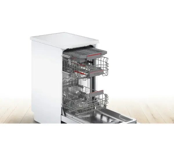 Bosch Serie 4 SPS4EMI24E 45cm Automatyczne otwieranie drzwi Szuflada na sztućce Zdalne sterowanie - Kup na Raty - RRSO 0%