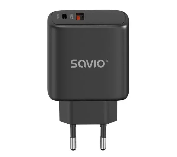 Savio LA-06 30W QC PD 3.0 Czarny