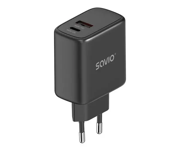 Savio LA-06 30W QC PD 3.0 Czarny