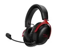 HyperX Cloud III Wireless Nauszne Czarno-czerwony