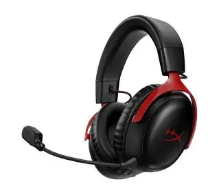 HyperX Cloud III Wireless Nauszne Czarno-czerwony - Kup na Raty - RRSO 0%