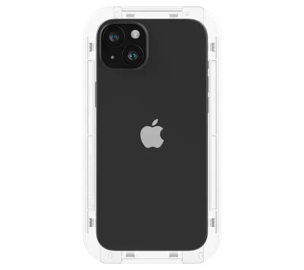Spigen z aplikatorem Glas.tR EZ Fit do iPhone 15 - 2 pack