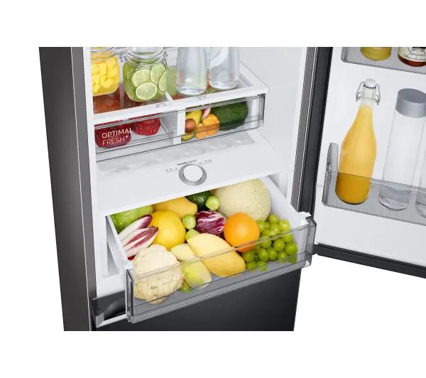 Samsung RB34C775CB1 Funkcje AI Pełny No Frost 185,3cm Szuflada z kontrolą wilgotności Zdalne sterowanie Grafitowa Stal - TRZECI -55%, ALBO 5-TY ZA 1ZŁ - Kup na Raty - RRSO 0%