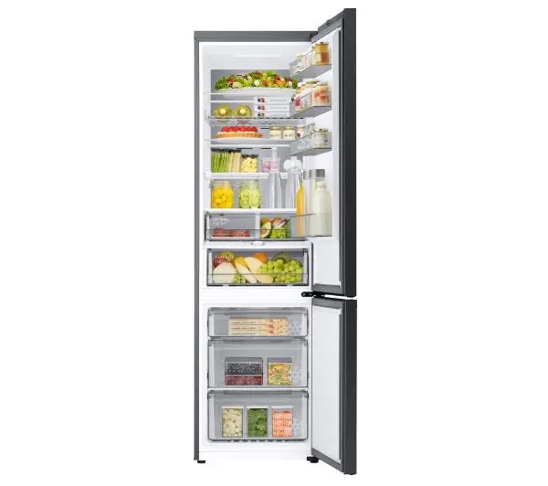 Samsung Bespoke RB38C7B6AAP Pełny No Frost 203cm Szuflada z kontrolą wilgotności Zdalne sterowanie Bez panelu - TRZECI -55%, ALBO 5-TY ZA 1ZŁ - Kup na Raty - RRSO 0%