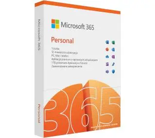 Microsoft 365 Personal PL BOX 1 Użytkownik/1 Rok - Kup na Raty - RRSO 0%