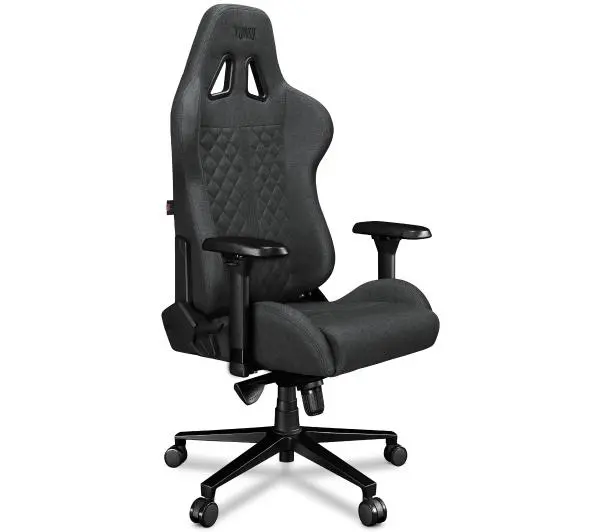 Yumisu 2050 Tkanina Biurowy do 150kg Tkanina Szaro-czarny - Kup na Raty - RRSO 0%