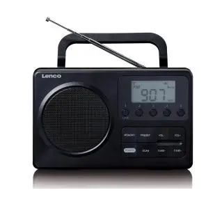 Lenco MPR-035BK Radio FM Czarny
