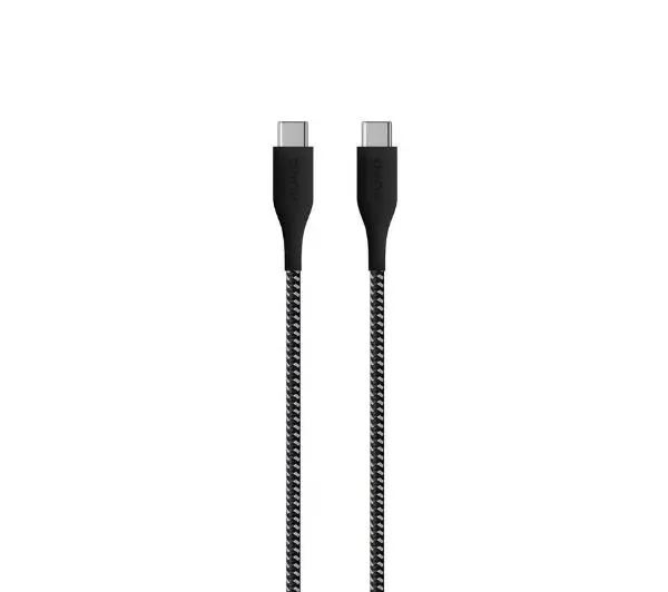 Puro Fabric Ultra Strong CUSBCUSBCFABK3BLK USB-C do USB-C 1,2m Czarny
